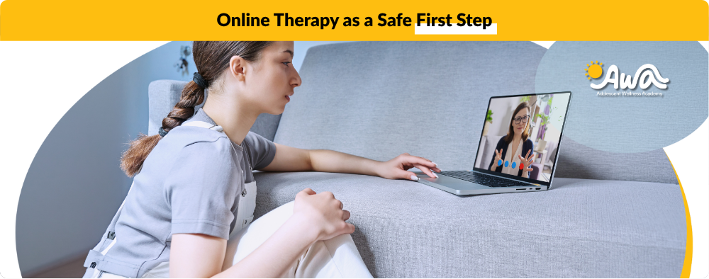 Online Therapy as a Safe First Step